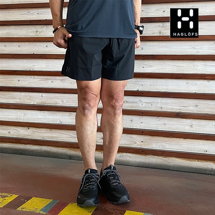 HAGLOFS Haglofs ホグロフス リム ペース ショーツ L.I.M Pace Shorts Men TrueBlack シンプルストレッチナイロンショーツ 国内正規品 608159
