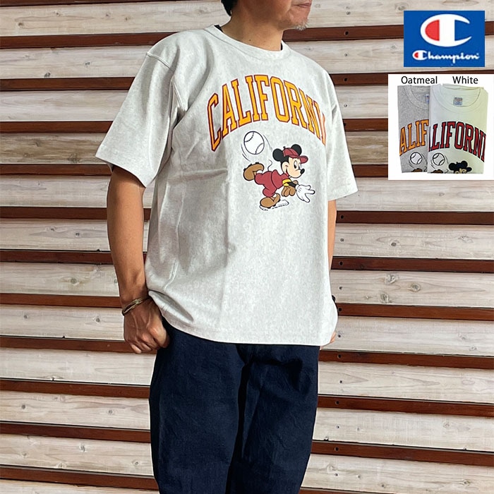 Champion チャンピオン限定Tシャツ ミッキーマウス 国内正規品 C3-D357
