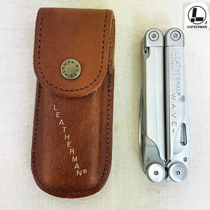 LEATHERMAN レザーマン WAVE  ウェーブレザーシーズ付　アメリカ製  旧モデル防災対策　ステッカー付き　正規品
