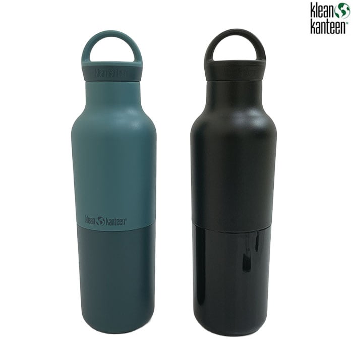 Klean Kanteen クリーンカンティーン ライズクラシック 592ml  20oz 高い保温保冷力 Rise Classic with Arch Loop Cap Black  BrittanyBlue 1011492