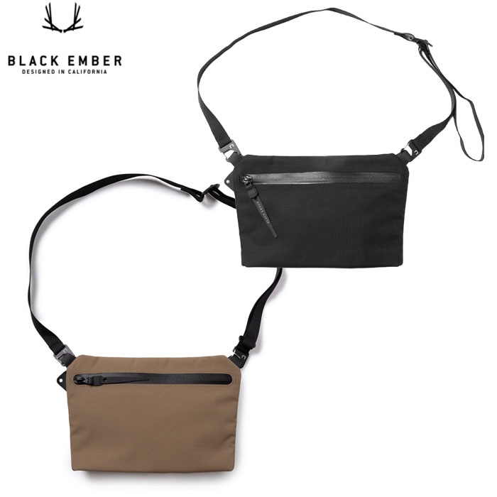 BLACK EMBER ブラックエンバー  SACOCHE 01 ショルダーバッグ メンズ サコッシュ 撥水 EmberTex Black Coyote 7225009