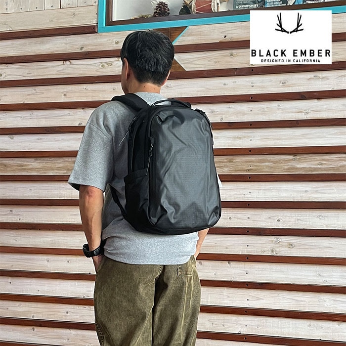 BLACK EMBER ブラックエンバー トータスパック TORTOISE PACK 日本限定モデル 2WAY 22L メンズ  撥水 Black 7224001