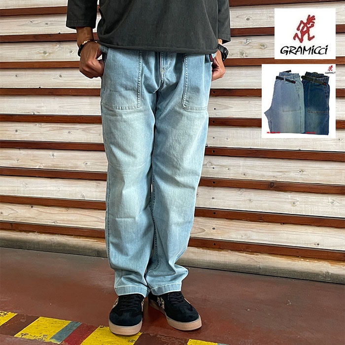 Gramicci グラミチストレッチデニムルーズテーパードリッジパンツ　GUP6-SJP009  Medium Used