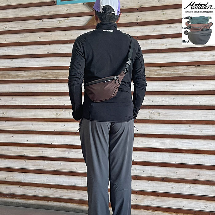 Matador マタドール 2L ライトスリング 2L LITE SLING シンプルさを追求したコンパクトなバッグ Black Garnet  Juniper