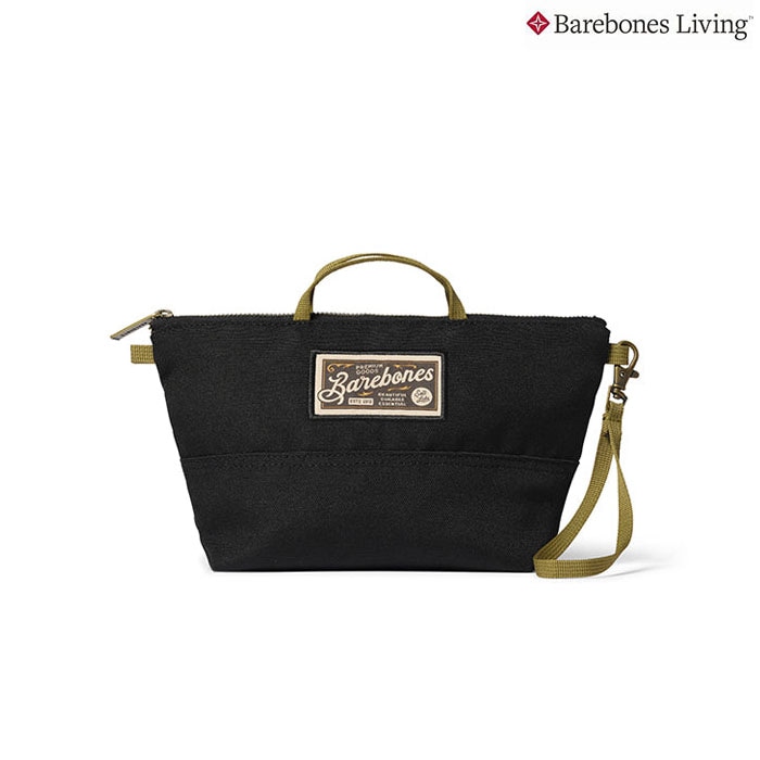 Barebones Living ベアーボーンズリビング モディア ジップポーチ MODEER ZIP POUCH 3L 多機能なミニポーチ Black  STC775