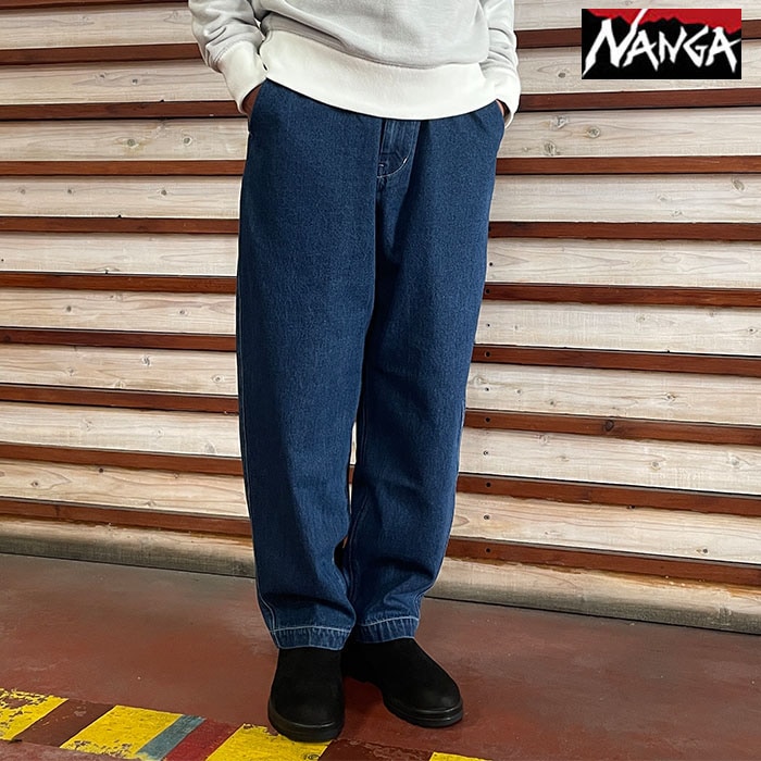 NANGA ナンガ MOTIVE PANTS (HOLI) モーティブパンツ デニム イージーパンツ Indigo N2620-1D105C