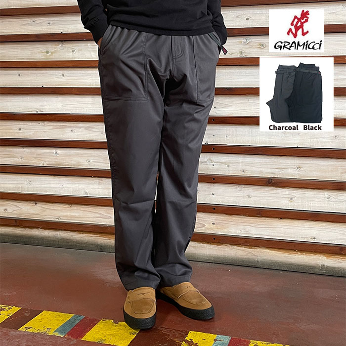 Gramicci グラミチ ギャバジン ルーズ テーパード リッジパンツ GABARDINE LOOSE TAPERED RIDGE PANT Black Charcoal GMP6-FJP014