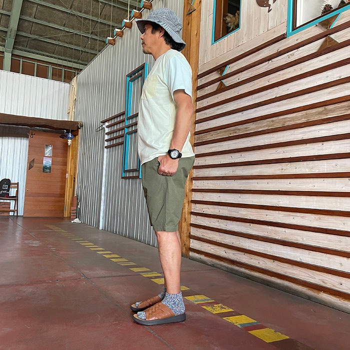 【SALE】orSlow オアスロウ 01-0024-38 4TONE POCKET T-SHIRT 4トーン ポケット Tシャツ IceGreen