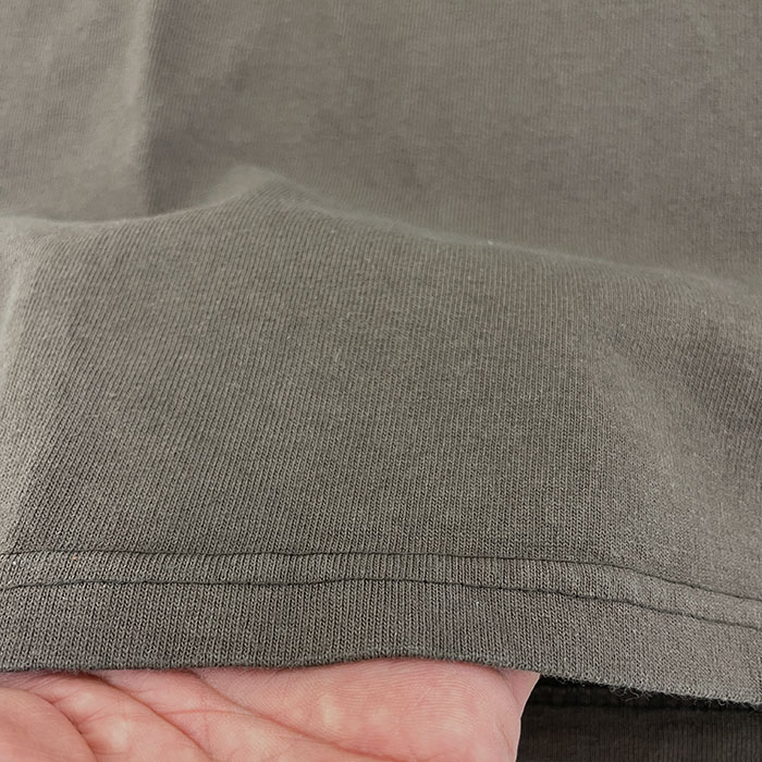 グッドウエア Ｇｏｏｄ　Ｗｅａｒ 　国内別注　スタンダードフィットワンウオッシュ　ヘビーコットン　１ポケットＴシャツ アメリカ製  ベージュ　グレージュ