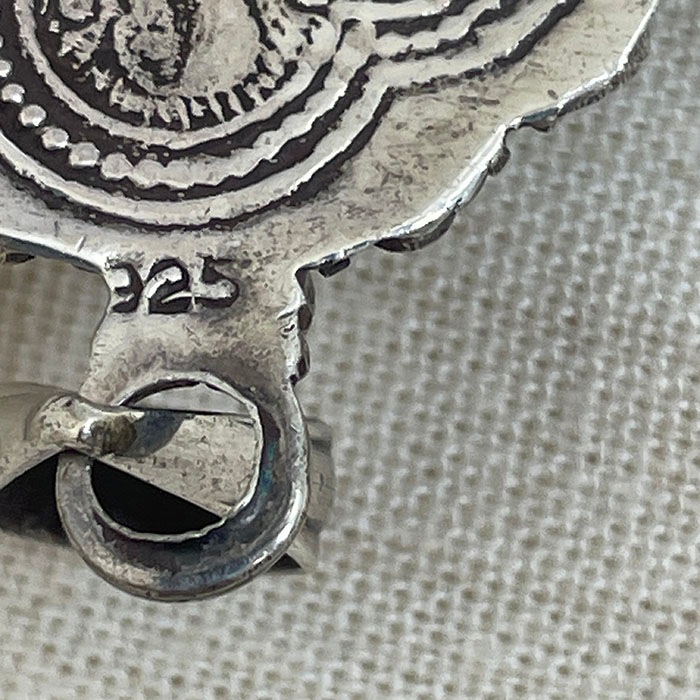 オリジナル　ターコイズトップ　　シルバー925　5　１点モノ　希少