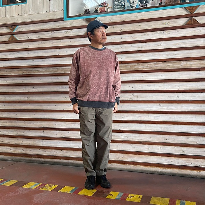 オアスロウ  orSlow  NEW YORKER TYPEWRITER ニューヨーカー  タイプライター生地 Greige 日本製 03-1002-55