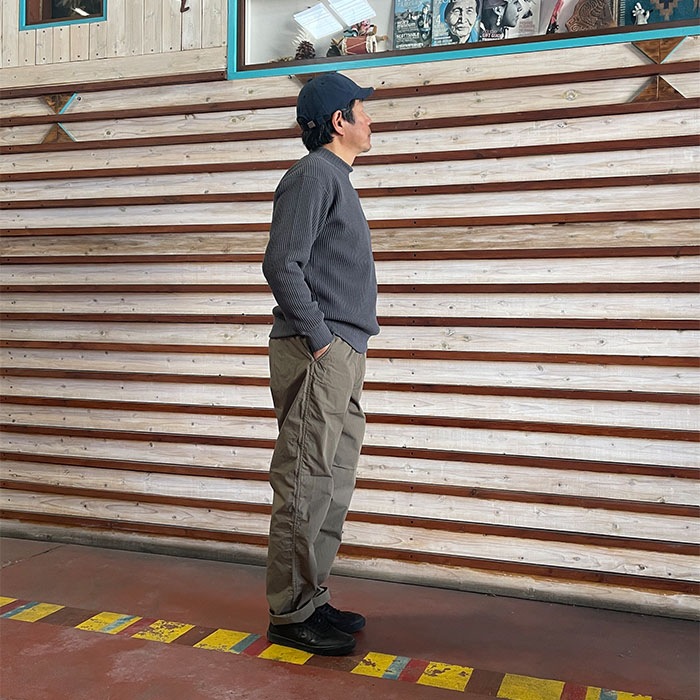 オアスロウ  orSlow  NEW YORKER TYPEWRITER ニューヨーカー  タイプライター生地 Greige 日本製 03-1002-55