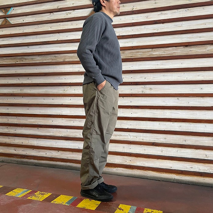 オアスロウ  orSlow  NEW YORKER TYPEWRITER ニューヨーカー  タイプライター生地 Greige 日本製 03-1002-55