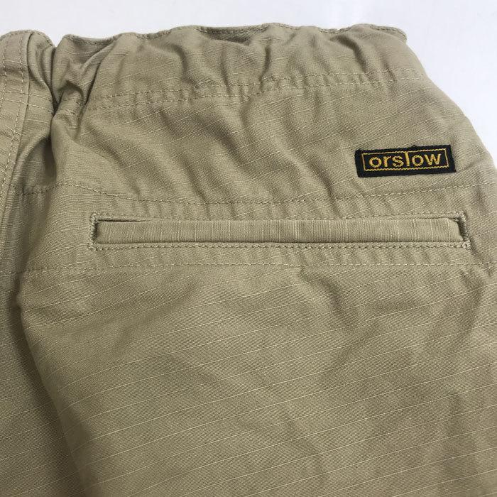オアスロウ  orSlow  03-1002-67 NEW YORKER ニューヨーカー  リップストップ生地　Beige 　Made in Japan