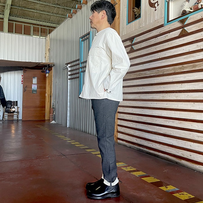 【SALE】MANUAL ALPHABET マニュアルアルファベット NYLON RIP STOP SHT CARDIGAN リップストップ カーディガン MA-J-367 Ecru