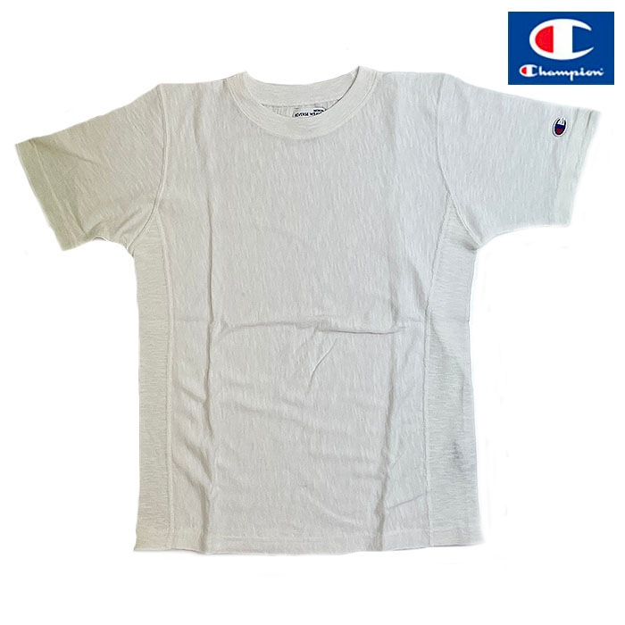 Champion  チャンピオン 【SALE】C3-F302 機能性REVERSE WEAVE プレミアムジャージーTシャツ　White Dark Navy