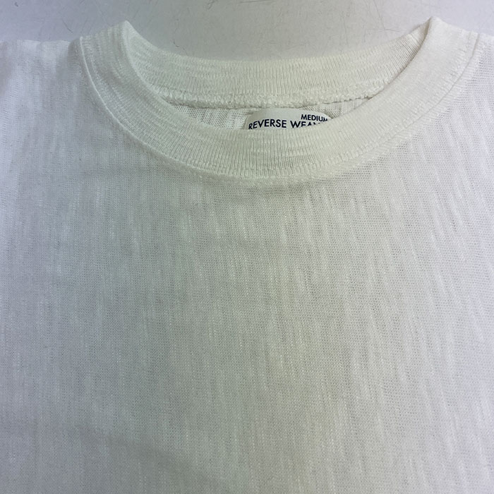 Champion  チャンピオン 【SALE】C3-F302 機能性REVERSE WEAVE プレミアムジャージーTシャツ　White Dark Navy