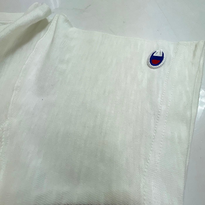 Champion  チャンピオン 【SALE】C3-F302 機能性REVERSE WEAVE プレミアムジャージーTシャツ　White Dark Navy