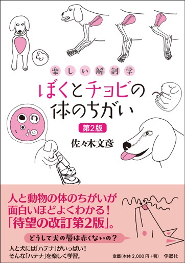 楽しい解剖学 ぼくとチョビの体のちがい 第2版 ペット関連 一般書 株式会社学窓社