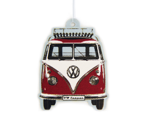 VW T1バス エアフレッシュナー - バニラ/赤