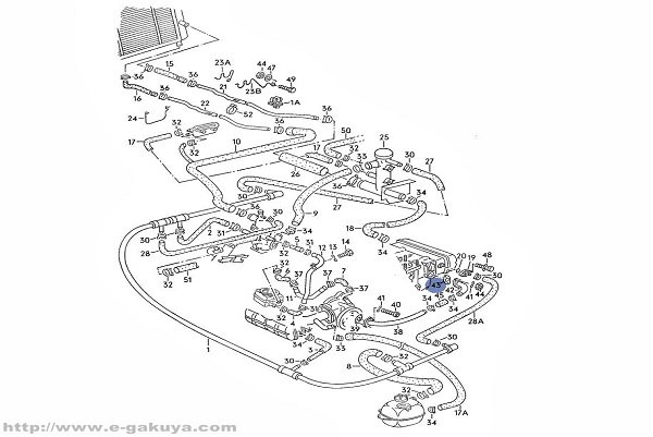 【純正品】 ウォーターパイプガスケット T3 VANAGON(ヴァナゴン)
