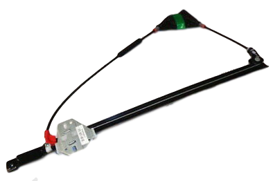 【純正品】 フロントドアパワーウィンドウレギュレター（モーター無/左/後期） T4 VANAGON(ヴァナゴン)（96～04年）