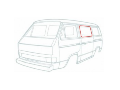 スライドドアガラスシール T3 VANAGON(ヴァナゴン)