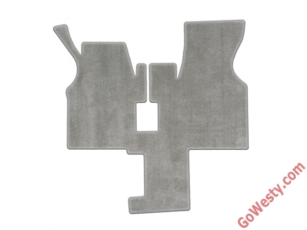 【取寄商品】 フロントカーペットプラッシュマット 「1ピース」 T4 EUROVAN(ユーロバン)