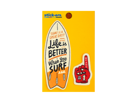 stick-ers SURFING BOARD SMALL ステッカー