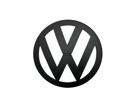 【取寄商品】 THQ VWエンブレム フロント＆リアセット 「マットブラック」 T5前期（03～09年）