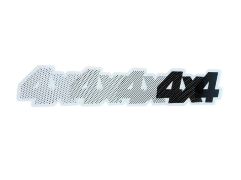 「4x4x4x4 」ステッカー