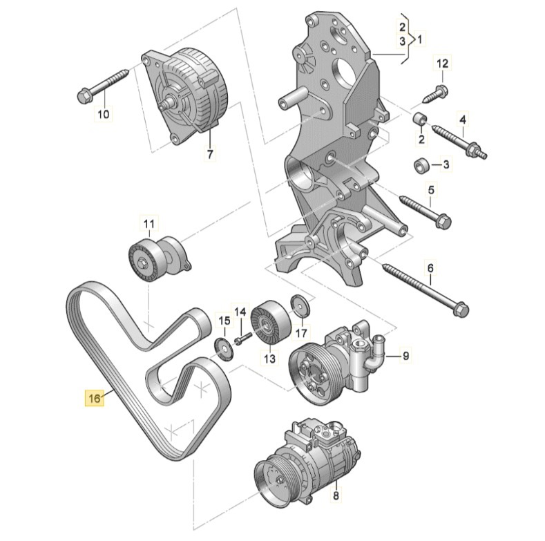 【純正品】 ファンベルト T5/T6（10～19年）