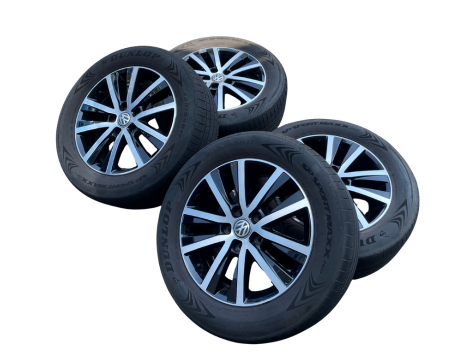 タ*☆様 VW純正ホイール　タイヤ付き　バリ山 中古美品タイヤ⑬】純正アルミホイール CASCAVEL「4本セット/タイヤ