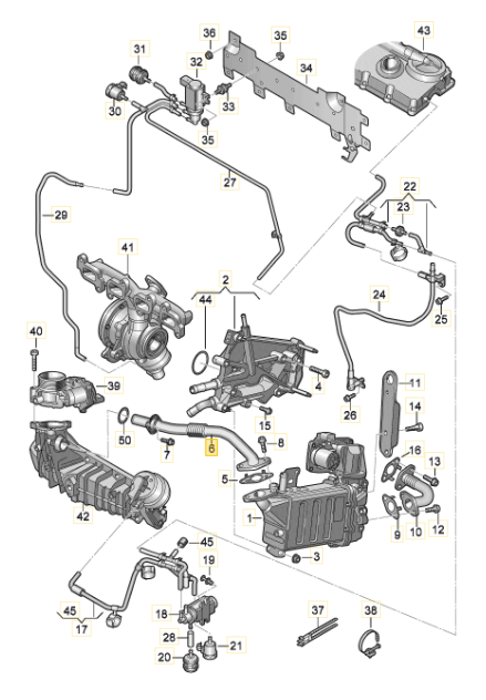 【純正品】 バキュームシステム コネクティングパイプ T6/T6.1