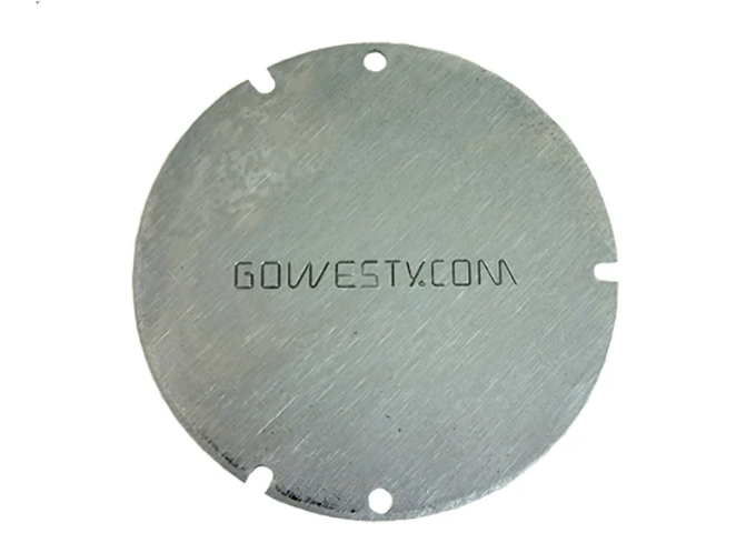 【取寄商品】GOWESTY アルミブロックオフプレート(冷蔵庫の排気口用) T3/T4 VANAGON WESTFALIA(ヴァナゴンウエストファリア)