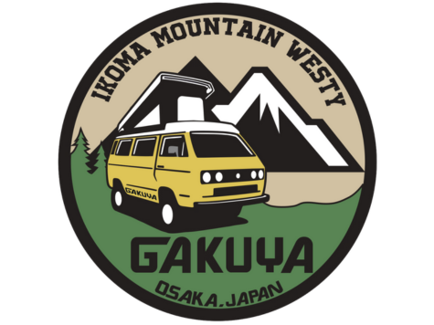 【GAKUYAオリジナル】 ステッカー(ブルー・イエロー・オレンジ) (秋限定色)