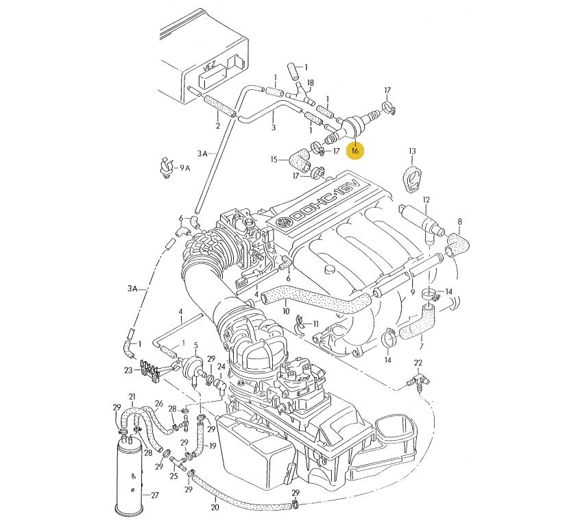 【純正品】 ノンリターンバルブ Golf（77～92年）