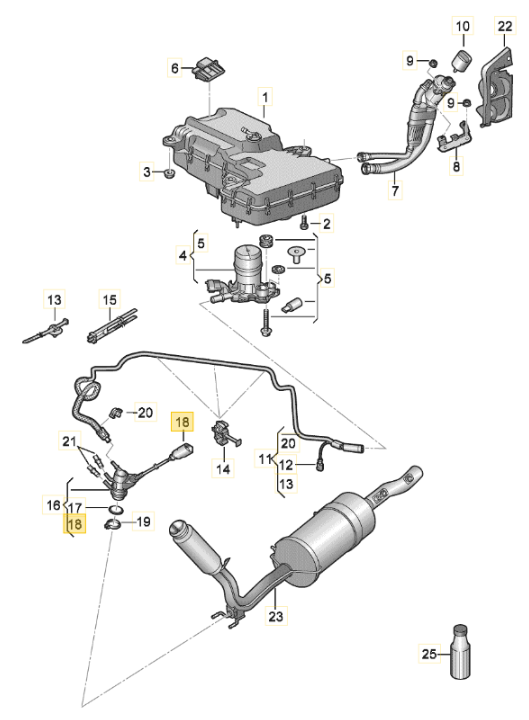 【純正品】リテーニングクリップ T6(2016~2019年)