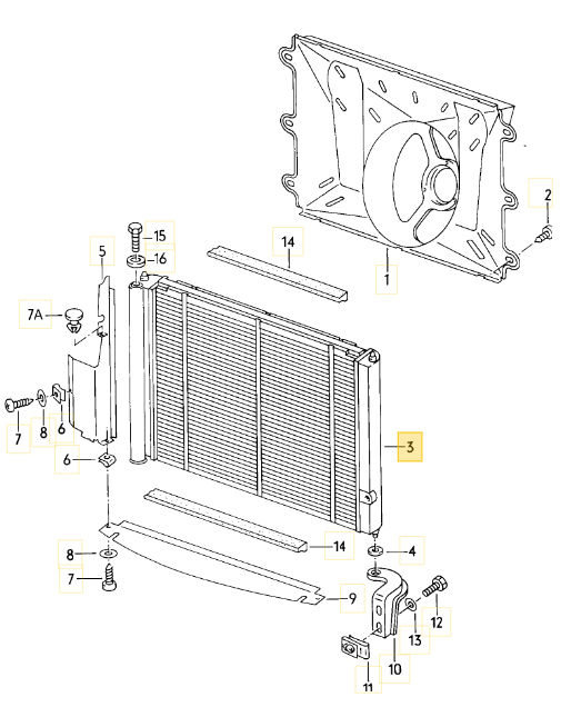 NISSENS ラジエター T3 VANAGON(ヴァナゴン)（80～92年） | VWパーツ