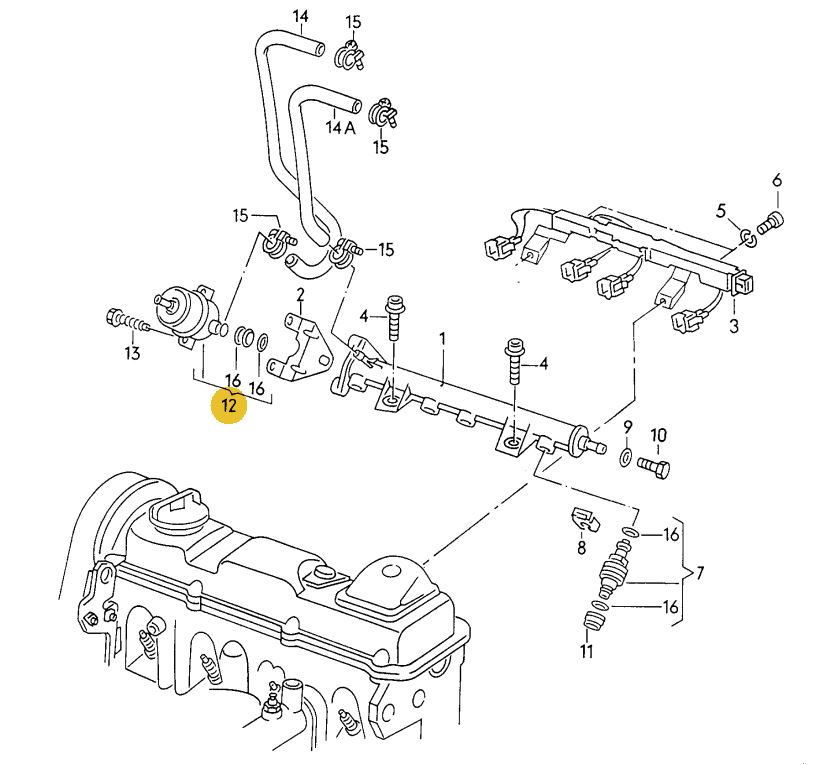 フューエルプレッシャーレギュレーター GOLF（87～93年） | VWパーツ