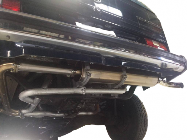 VINTAGE SPEED ステンレススポーツマフラー フルキット 「ガスケット/ブラケット付き」 T3 VANAGON(ヴァナゴン) 25MV用