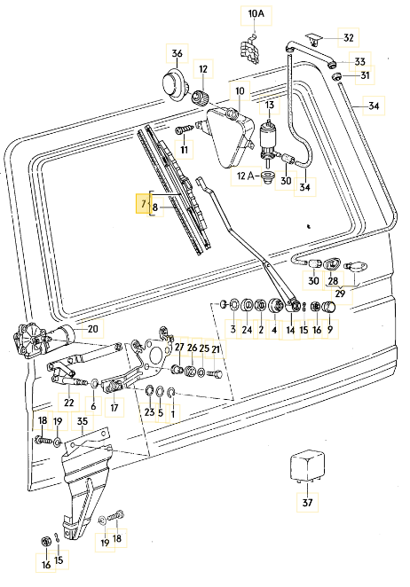 BOSCH ワイパーブレード T3/T4 Golf1/2