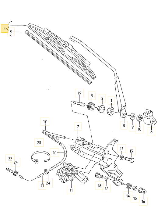 BOSCH ワイパーブレード T3/T4 Golf1/2