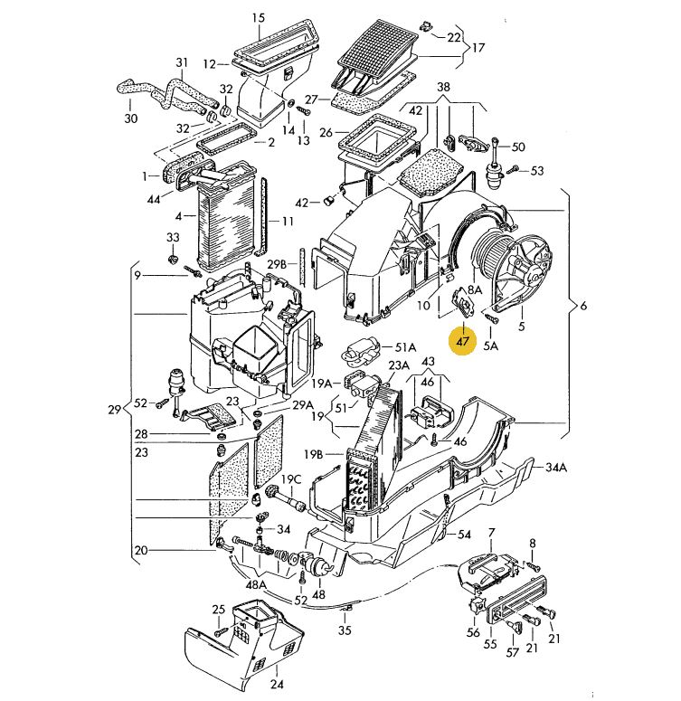 VEMO ブロアレジスター Golf（84～92年）