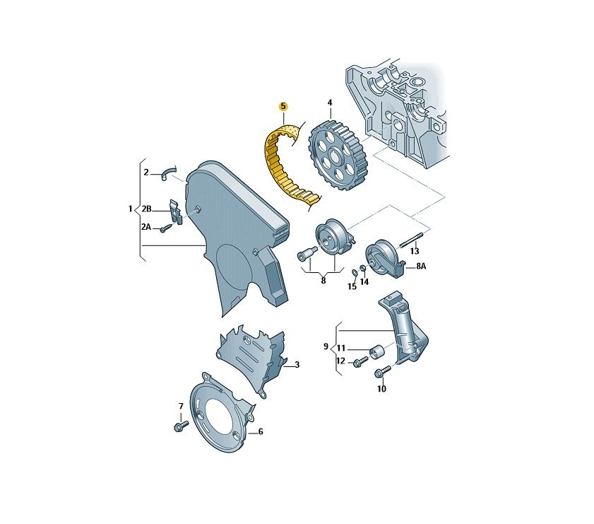 【訳あり】 HUTCHINSON タイミングベルト Golf（98～06年）