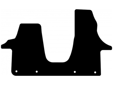 【取寄商品】 フロントフロアマットブラック 「ステッチ2色展開」 T5/T6/T6.1