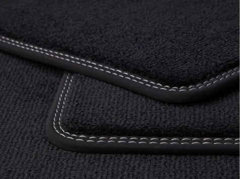 【取寄商品】 フロントフロアマットブラック 「ステッチ2色展開」 T5/T6/T6.1