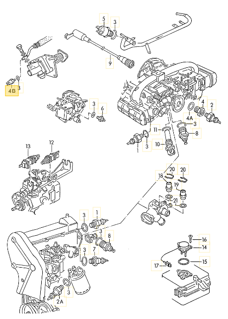 パワーステアリングプレッシャースイッチ T3 VANAGON(ヴァナゴン)（80～92年）