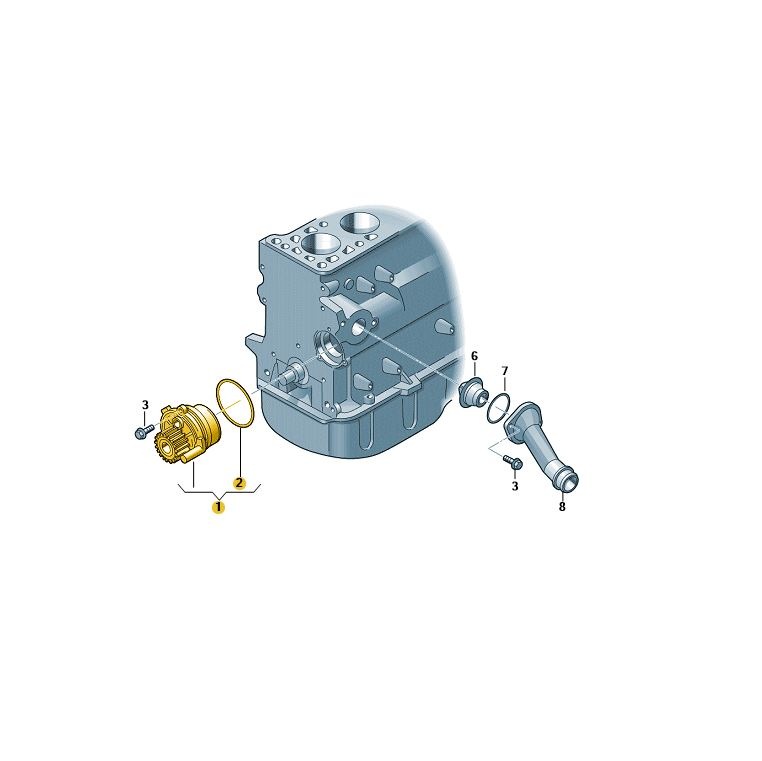 【訳あり】【純正品】 ウォーターポンプ Golf