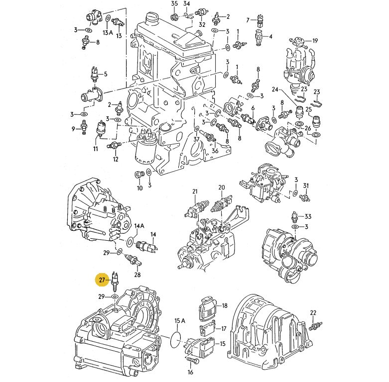 URO バックランプスイッチ Golf （75～93年）